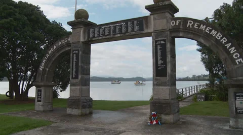 Hokianga arch Stock Footage 39502971