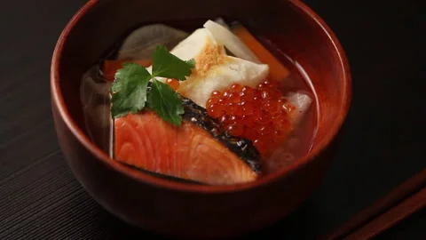 Hokkaido-style Ozoni Video stock 331921497