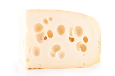 Holand cheese isolated Stock Photos