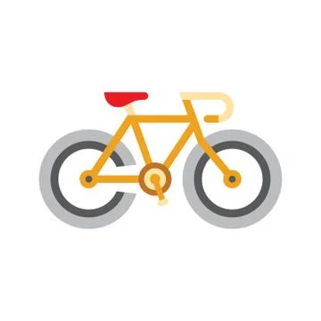 Holandaise Bicycle Simplified Icon Ilustración de archivo
