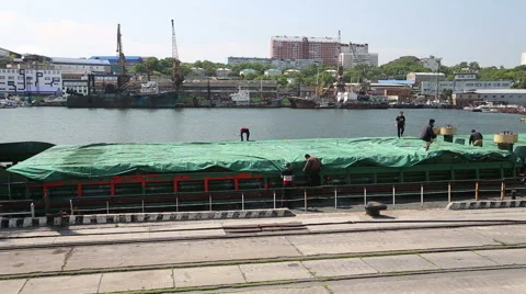 The hold of a cargo ship Stock Footage 61481419