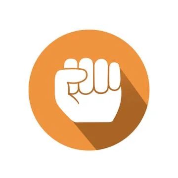 Hold gesture Stockillustratie