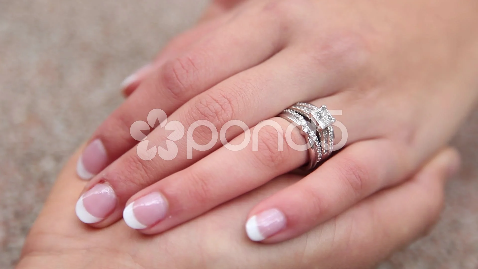 Beautiful Princess Cut Diamond Engagement Ring 14K Yellow Gold