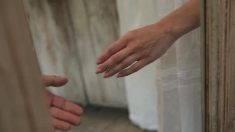 Hold hands Stock Footage 128042454