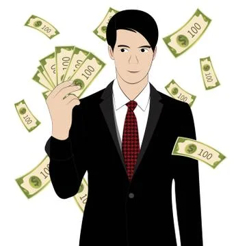 Hold money Stock Illustration