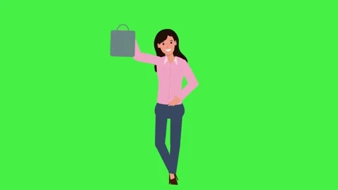 Hold something one hand and lift Right Green Screen Stock Footage 231499173