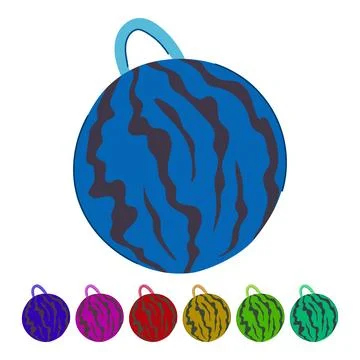 Hold stress ball vector cartoon graphic Stock Illustration