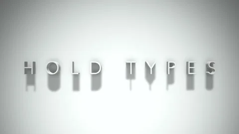 hold types 3D title animation with shado... | Stock Video | Pond5