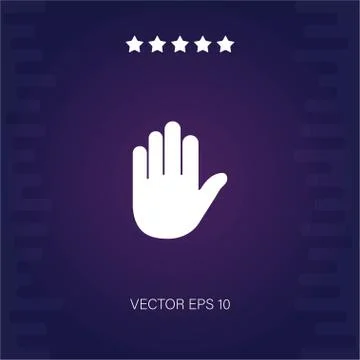 Hold vector icon Stock Illustration