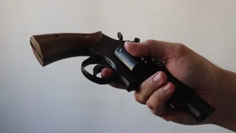 Hold your gun Stock Footage 146871284
