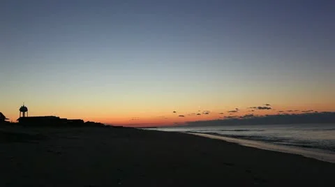 Holden beach dawn Stock Footage 12321004
