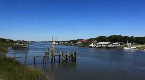 Holden beach, nc Video stock 12321023
