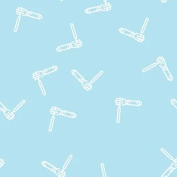 Holder for electrodes line vector seamless pattern 스톡 일러스트