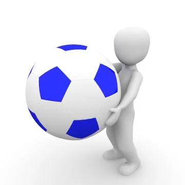 Holding ball 4 Illustrazione stock