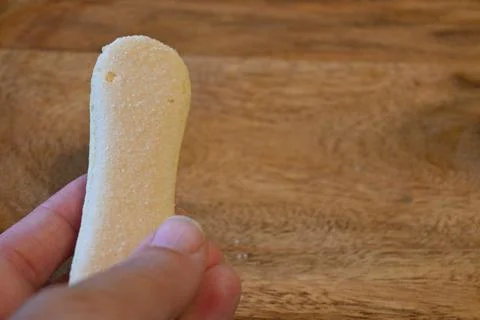 Holding Biscuit Simple Snack Consumption Concept Фото