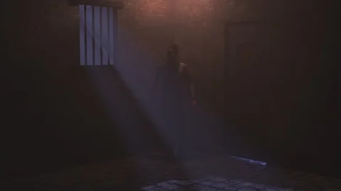 Holding Cell Stock Footage 121058152