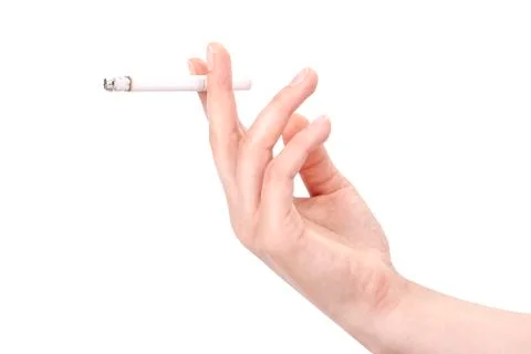 Holding a Cigarette Stock Photos
