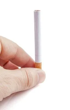 Holding cigarette Stock Photos