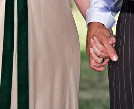 Holding hands 스톡 사진