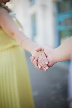 Holding hands Stock Photos