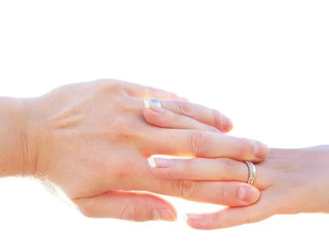 Holding hands Stock Photos