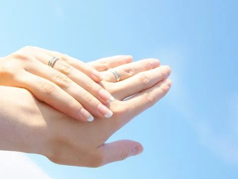 Holding hands Stock Photos