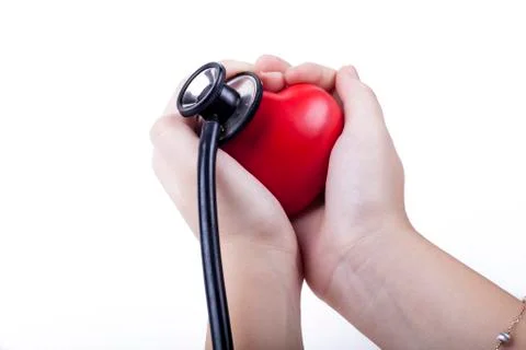 Holding heart Stock Photos