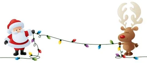 Holding it together lights Stock Illustration