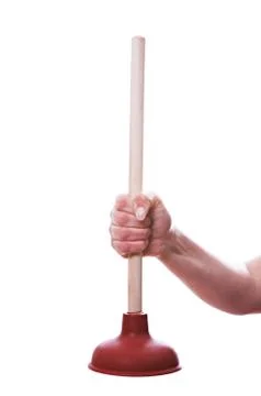Holding Plunger Stock Photos