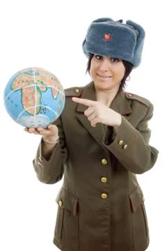 Holding the world Stock Photos