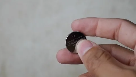 Holds 3v lithium battery. Central Sulawesi, Indonesia. May 22, 2024 Stock Footage 276204424