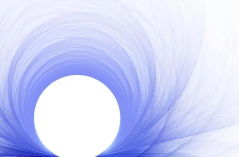 Hole in blue background Stock Illustration