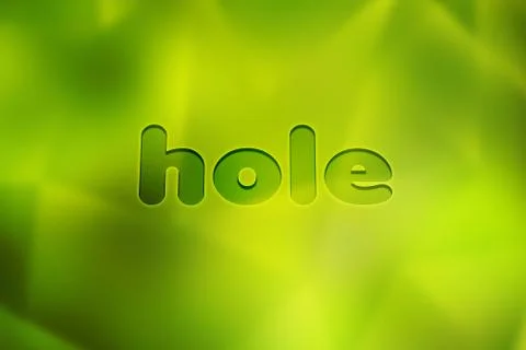 Hole Headline Sign 스톡 일러스트