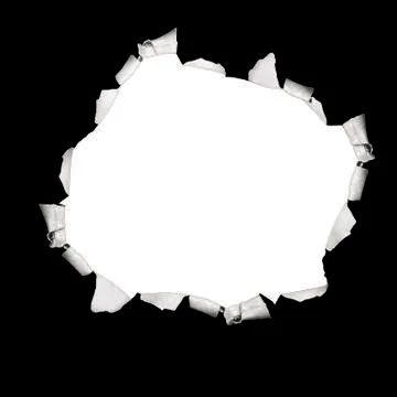 Hole in metal Illustrazione stock