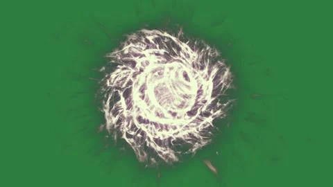 Hole in the middle and white explosion circle on it ball of fire background Video stock 337341039