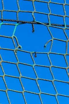 Hole in a network Foto stock