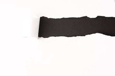 Hole in the paper background Stock Photos