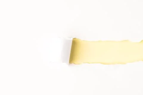Hole in the paper background Stock Photos