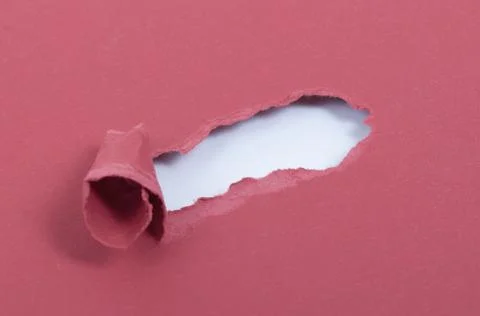 Hole in the paper Stock Photos
