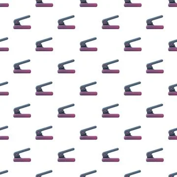 Hole puncher tool seamless pattern illustration background イラスト素材