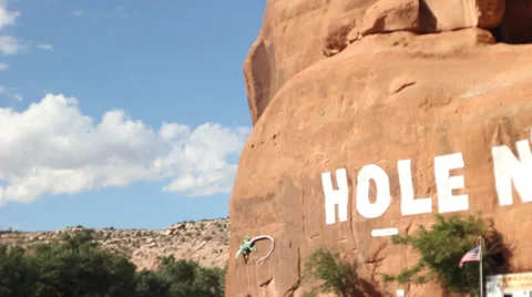 Hole In the Rock Stock Footage 30368944