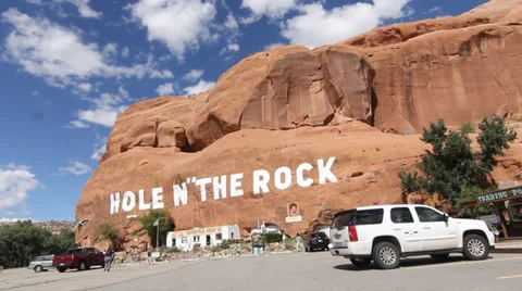 Hole In the Rock Stock Footage 30370818