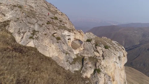 Hole in the rock of natural origin Stock Footage 83733132