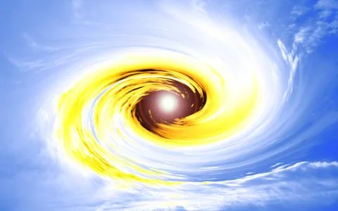Hole in the sky Stock Photos