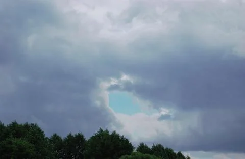 A hole in the sky Stock Photos