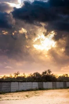 Hole in the sky Stock Photos