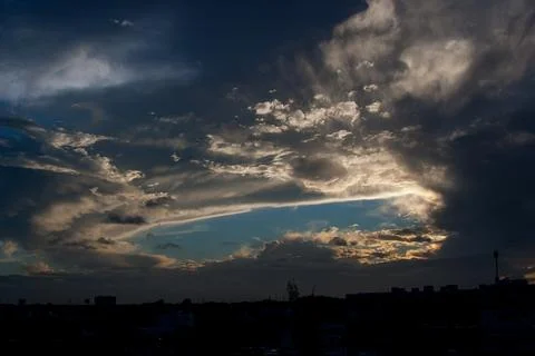 Hole in the sky Stock Photos