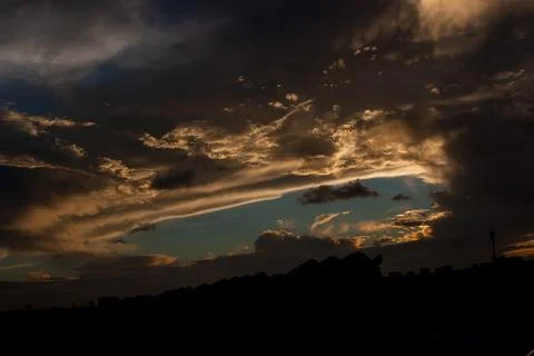 Hole in the sky Foto stock