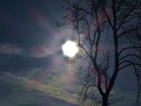 HOLE IN THE SKYE Stock Photos