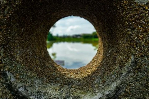 Hole view Stock Photos